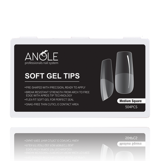 Soft gel tips medium square anole