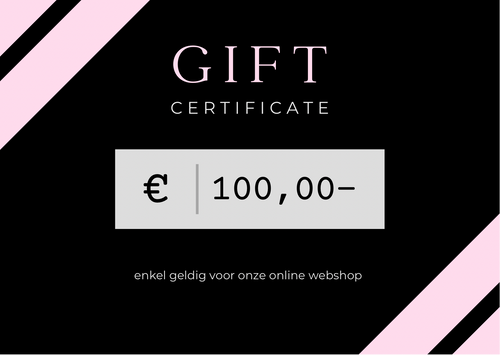 Cadeaubon webshop