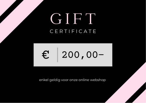 Cadeaubon webshop