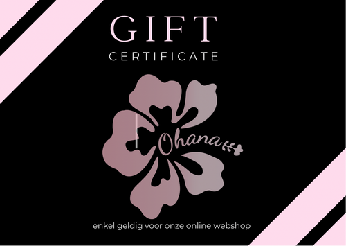Cadeaubon webshop