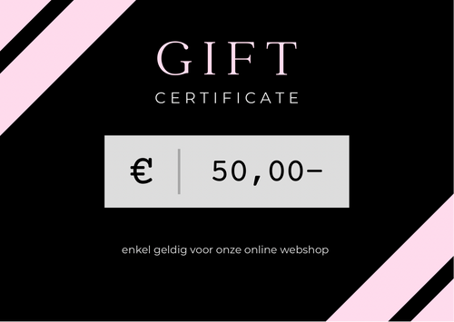 Cadeaubon webshop
