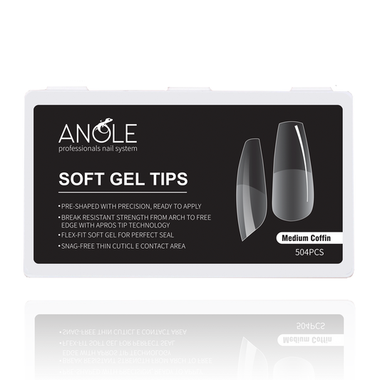 Soft gel tips medium coffin anole
